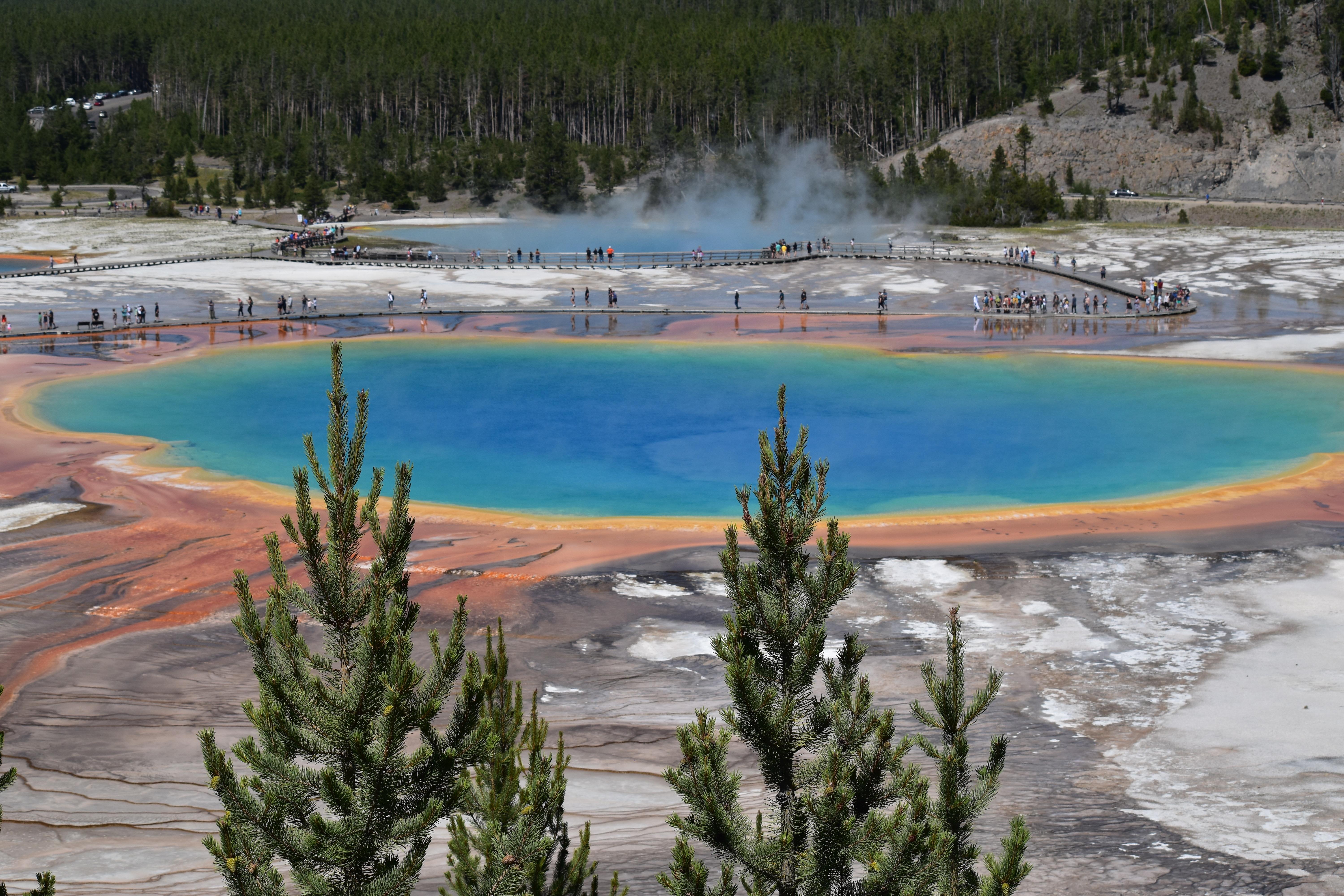 Grand Prismatic Spring in Yellowstone National Park