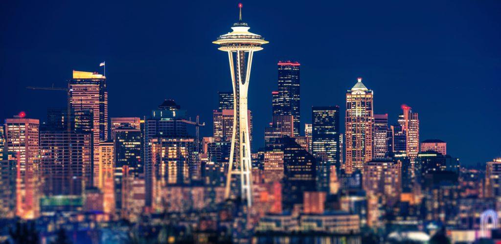 family vacation in Seattle Space Needle