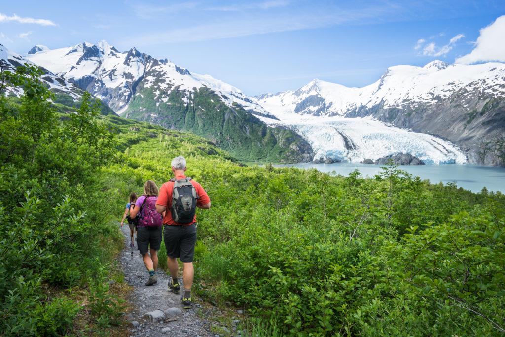 Family Vacation in Anchorage Alaska hiking