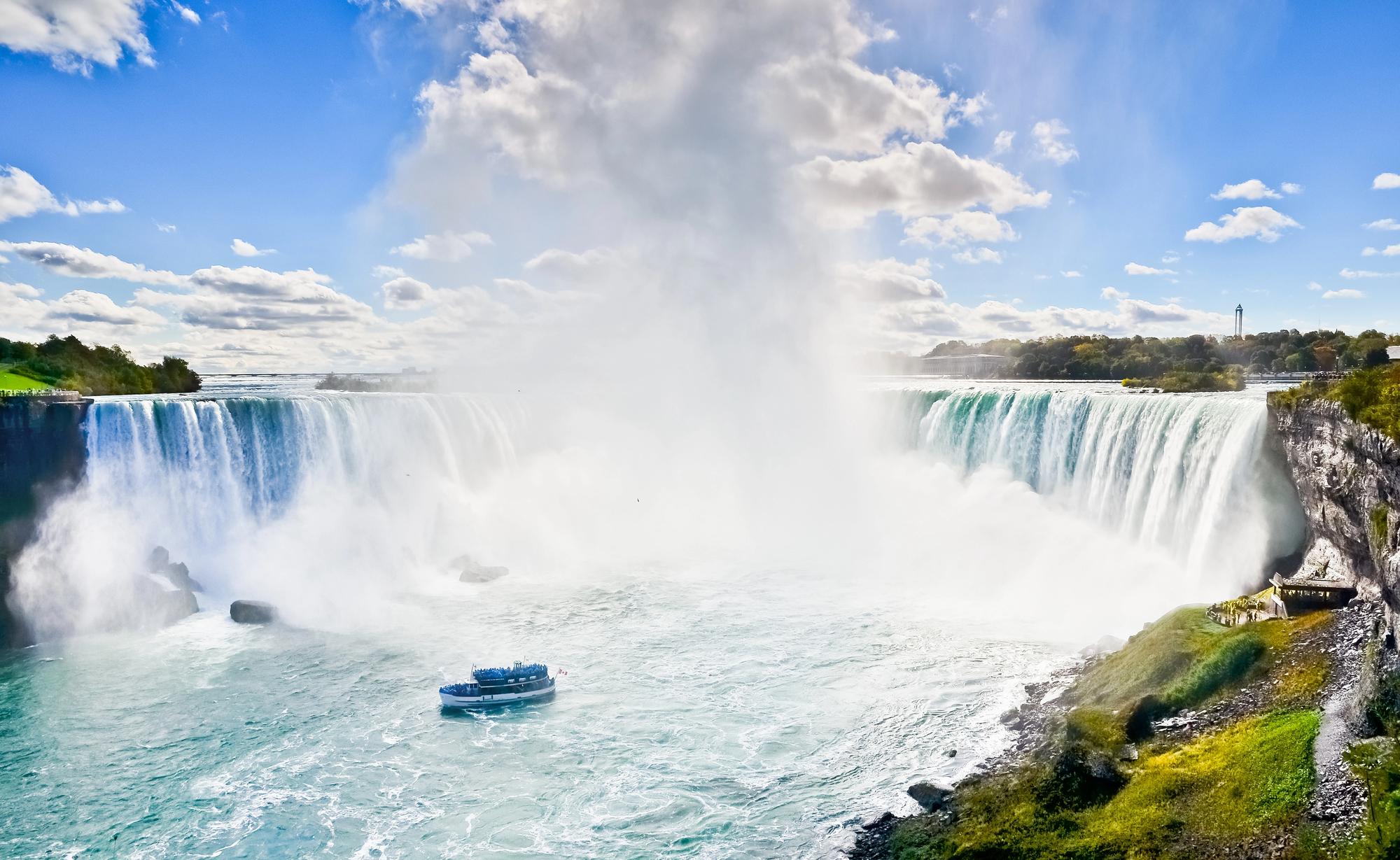 Popular Summer Family Vacation Destinations in the US - Horseshoe Falls Niagara Falls Canada