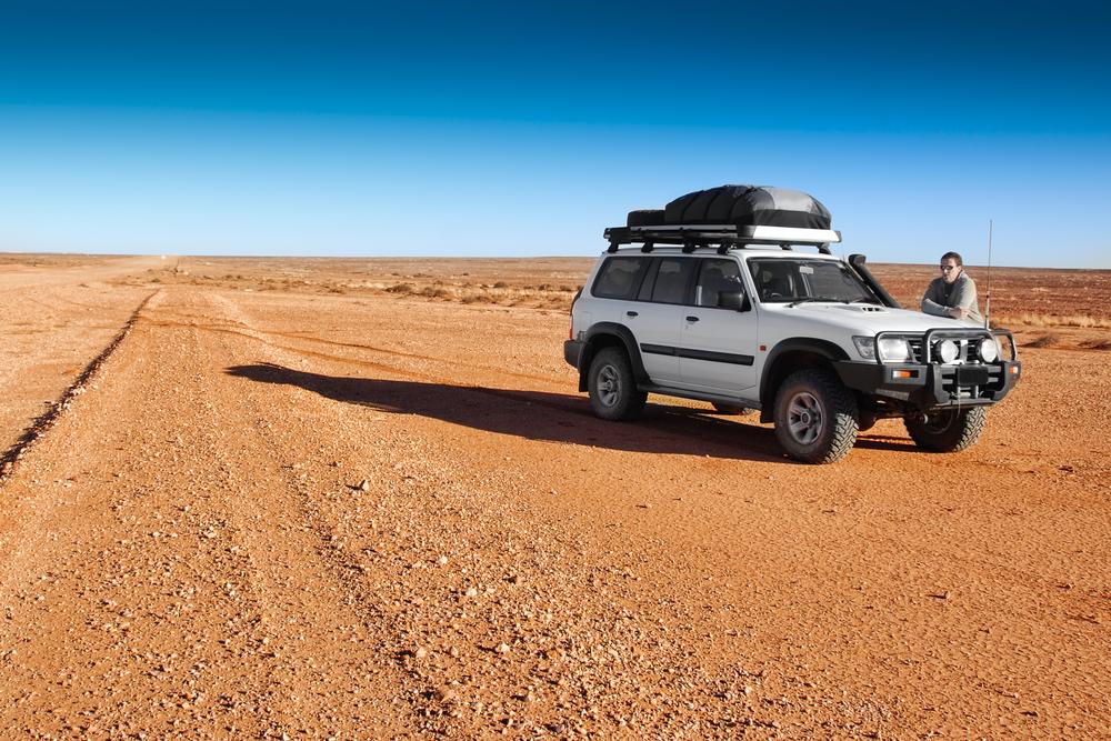 Travel in Australia: Family Vacation Transportation Options - Car in the Outback in Australia