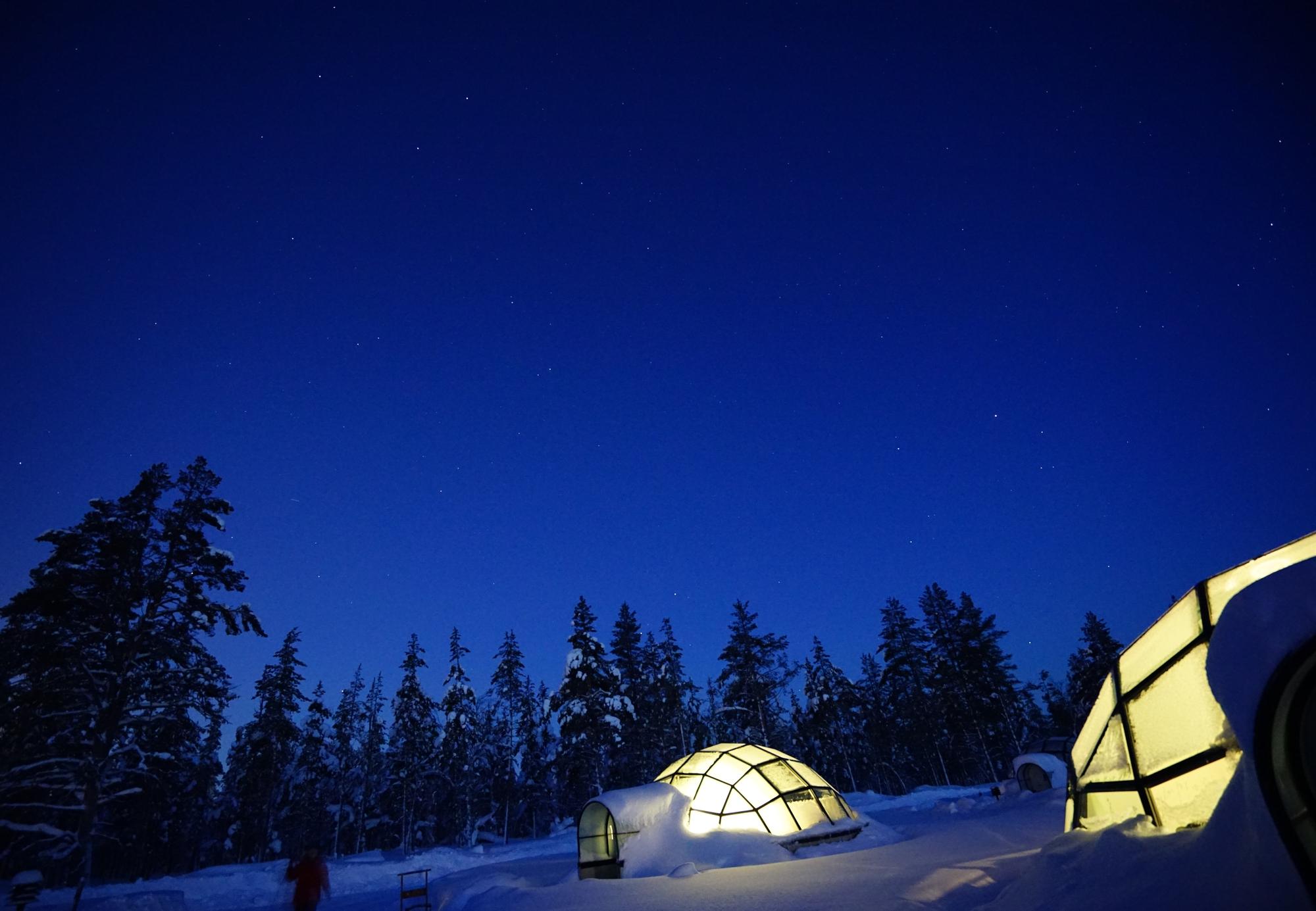 Plan a Mom Getaway in Lapland for the Ultimate in Relaxation and Fun - Igloo in Lapland for Viewing the Northern Lights