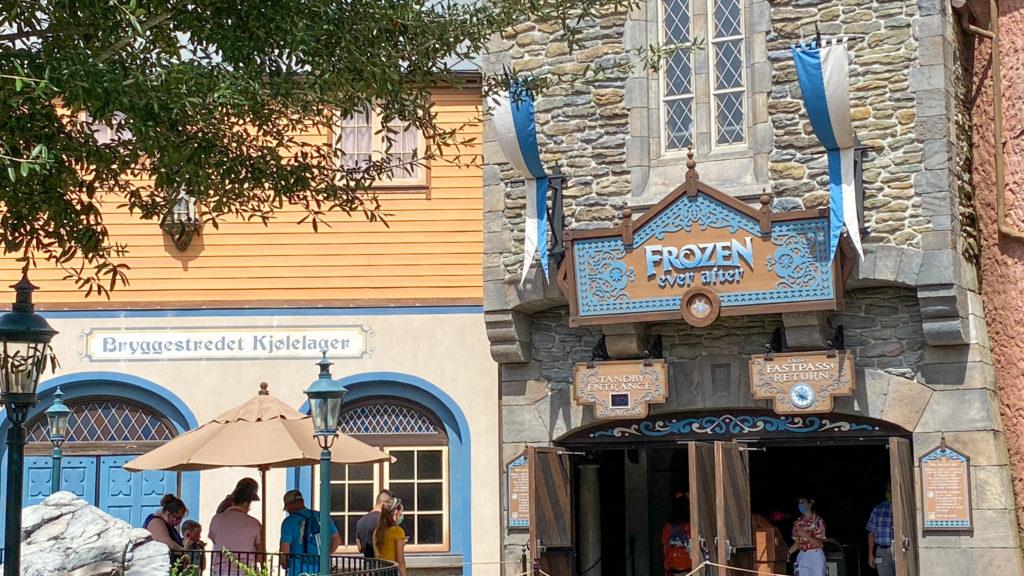 Epcot World Showcase - Frozen Ride Outside Norway Pavilion