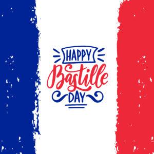 Festivals in New Orleans - Happy Bastille Day Sign