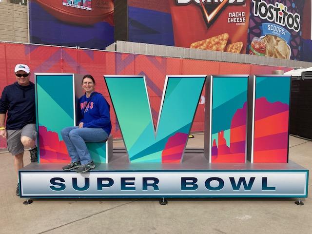 Exciting Trip to Super Bowl LVII - Super Bowl LVII Sign