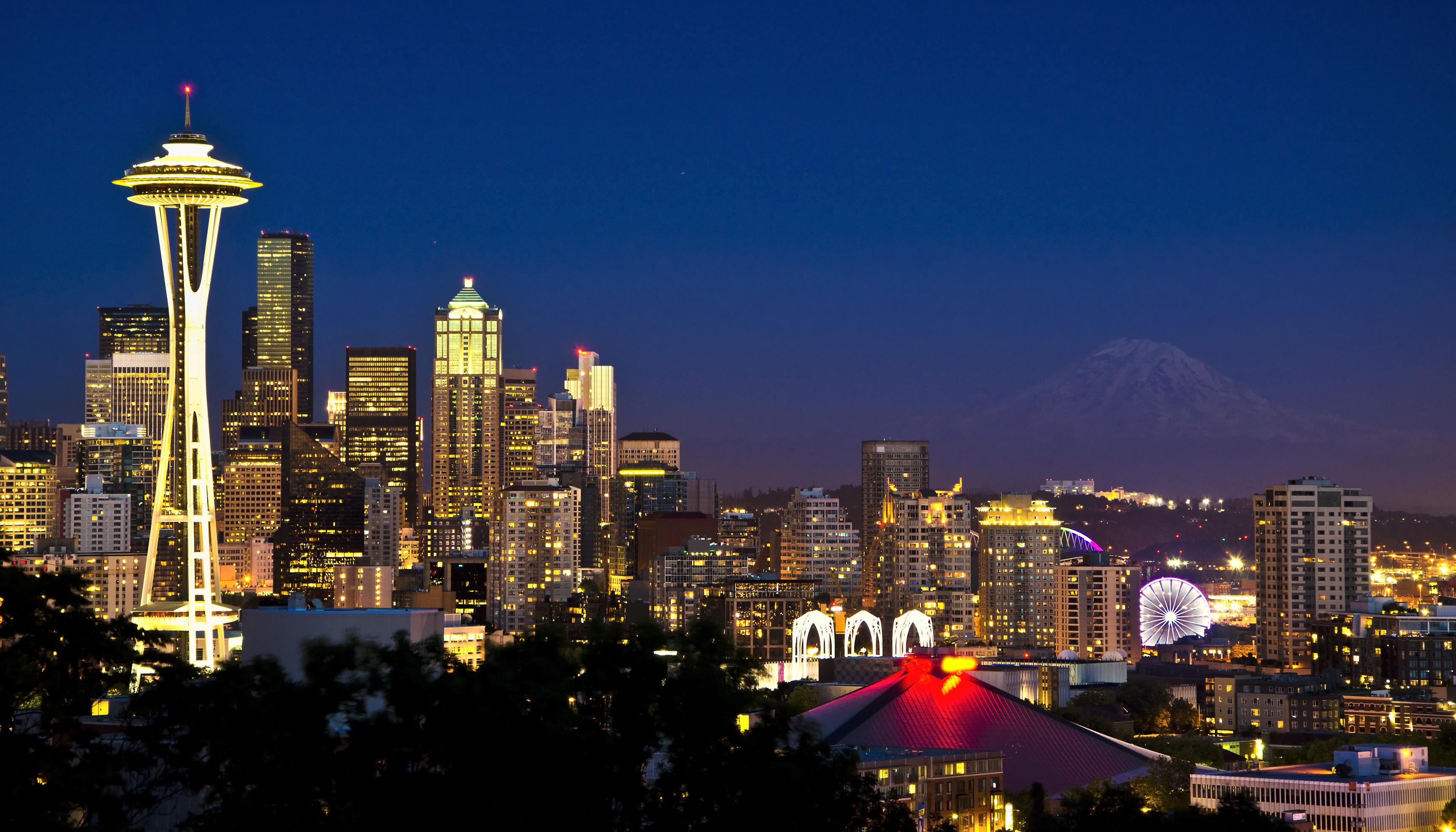 Experience the Best Things to Do in Seattle with Your Family - Downtown Seattle at Night