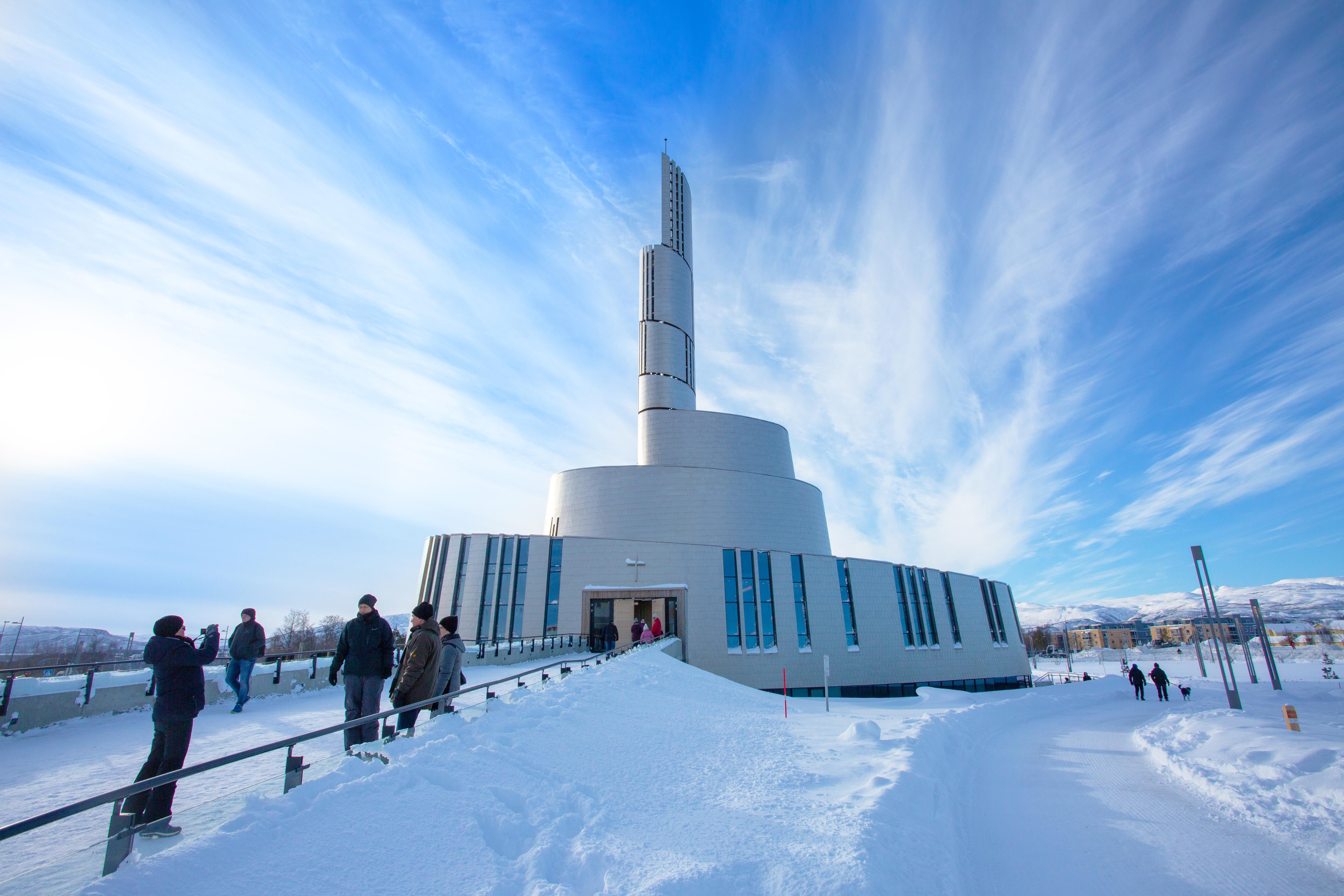 Experience an Amazing Vacation in Norway via a Cruise with Family in 14 Days - Northern Lights Cathedral in Alta, Norway