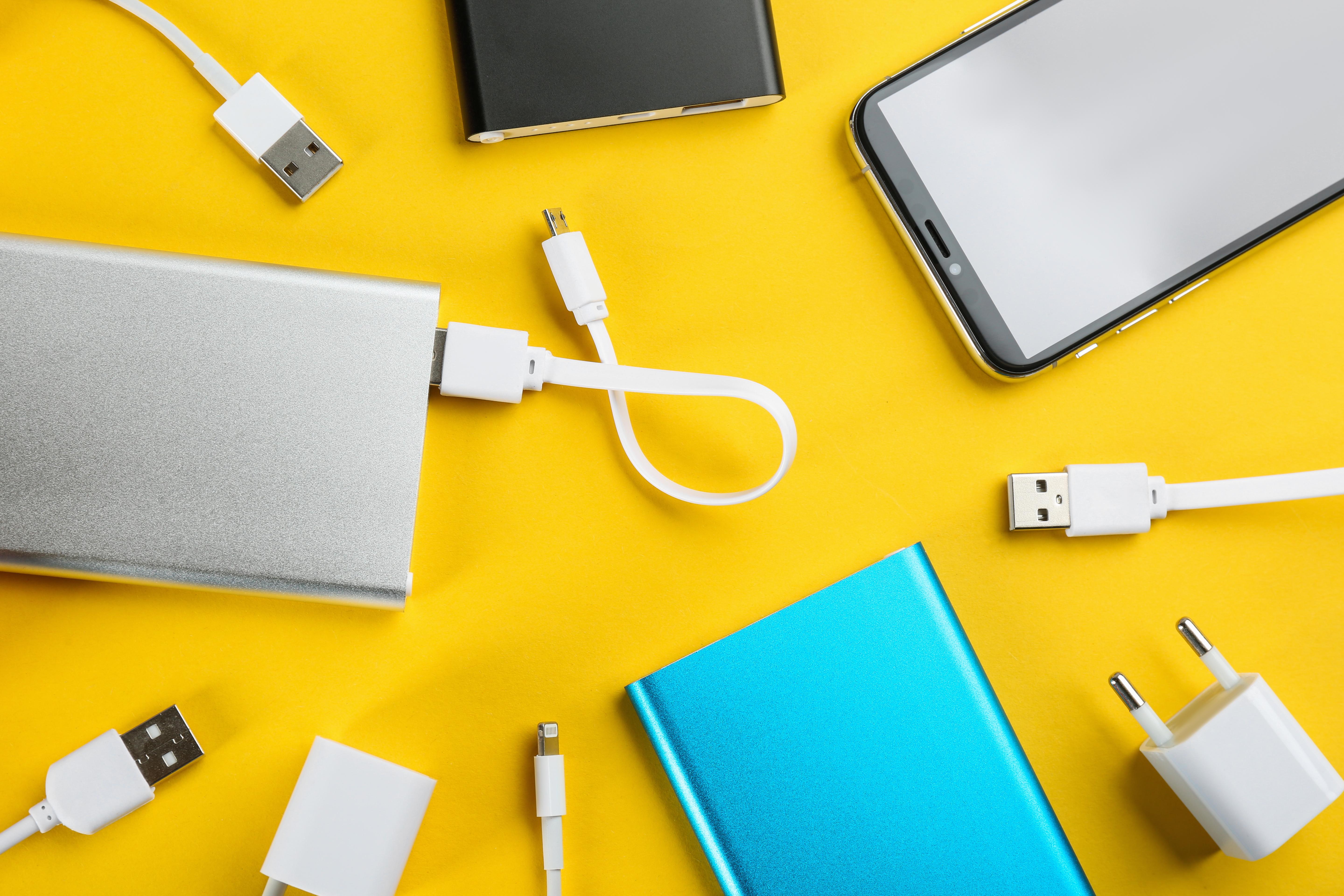 Things to Do the Night Before Your Amazing Family Vacation - Smartphones, Portable Chargers, and Charging Cords