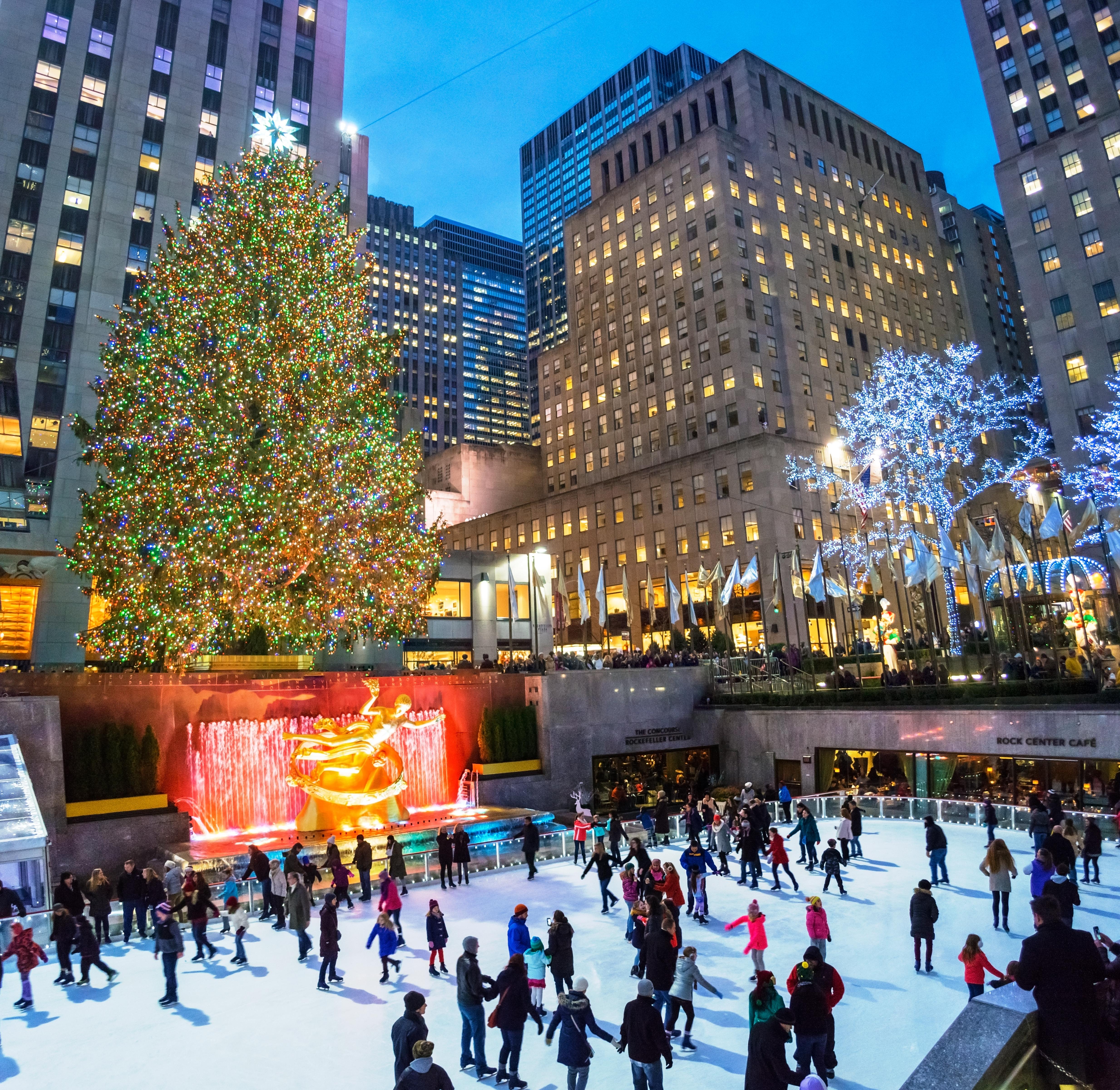 Amazing Vacation Destinations Filled with Christmas Spirit for Your Family - Rockefeller Center in New York City at Christmas