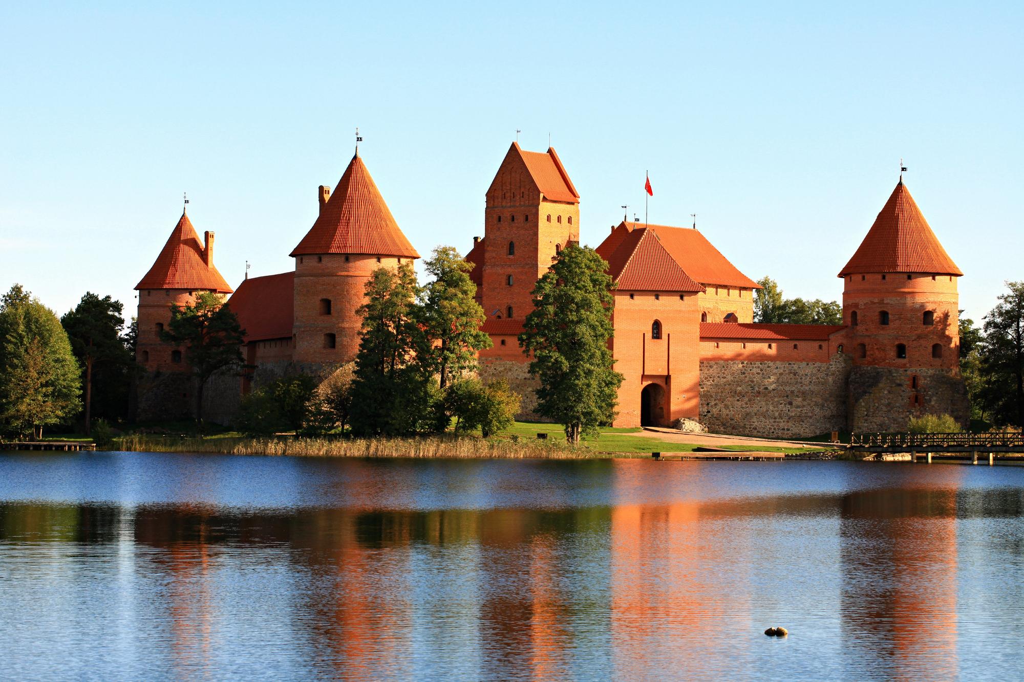 Romantic Castles to Visit as Empty Nesters Traveling to Enchanting Destinations - Trakai Island Castle in Lithuania
